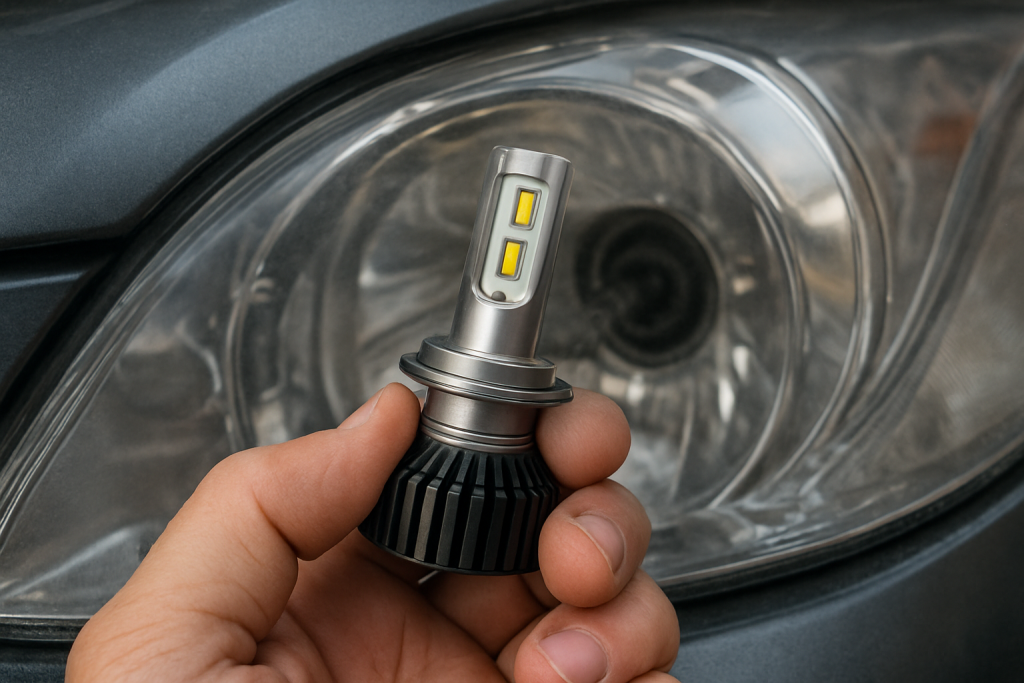 Meilleurs feux et ampoules LED pour voiture sans permis : comparatif 2026